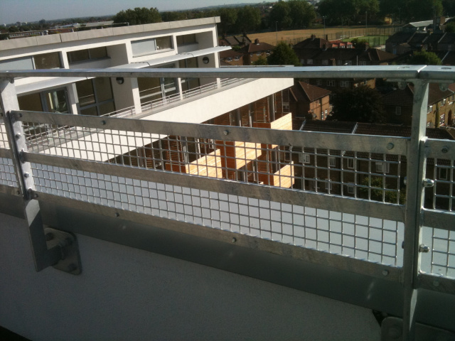 Galvanized steel railing fabrication and installations