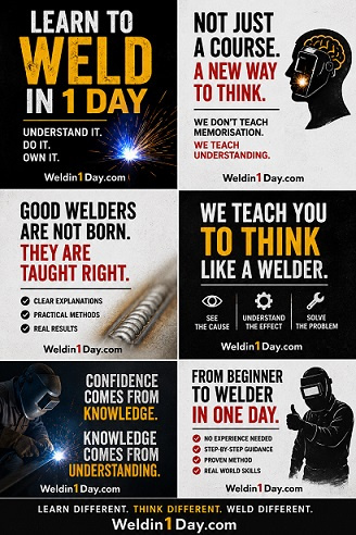 MIG welding for beginners; Arc welding for beginners; aluminium welding for beginners; aluminum welding for beginners